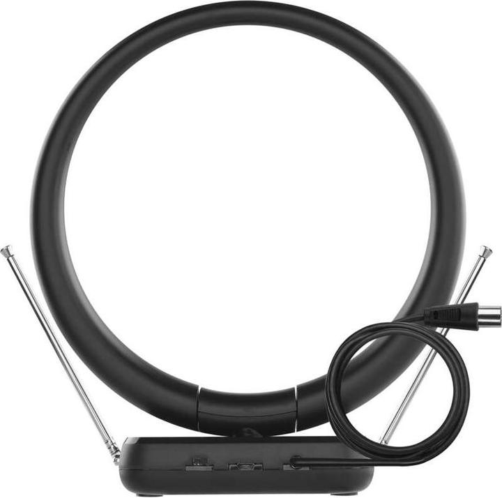Immagine prodotto Emos Antenna da interno CITY RING-C500, DVB-T2, DAB, LTE/4G/5G Filtro (Antenna interna, DVB-T / -T2)