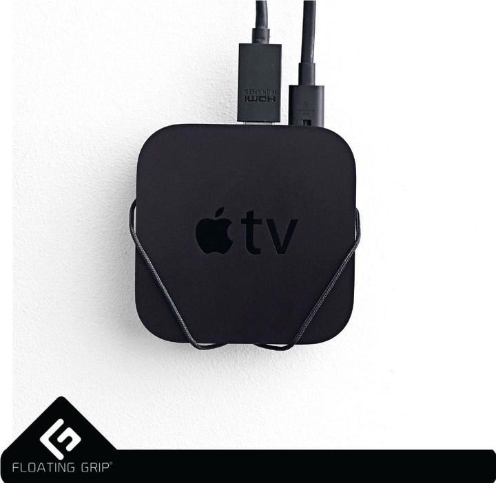 Actual product image Floating Grip Apple TV Gen. 4 Wall Mount Black (Wall)