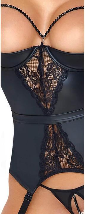 Produktbild Abierta Fina Strapshemd und String (S)