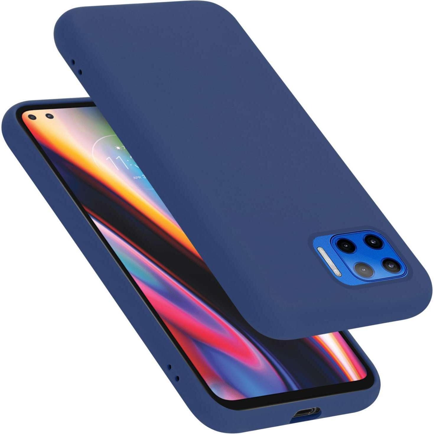 Thumbnail - Cadorabo Hülle für Motorola MOTO G 5G PLUS TPU im Liquid Case Design (Motorola Moto G 5G Plus), Smartphone Hülle, Blau