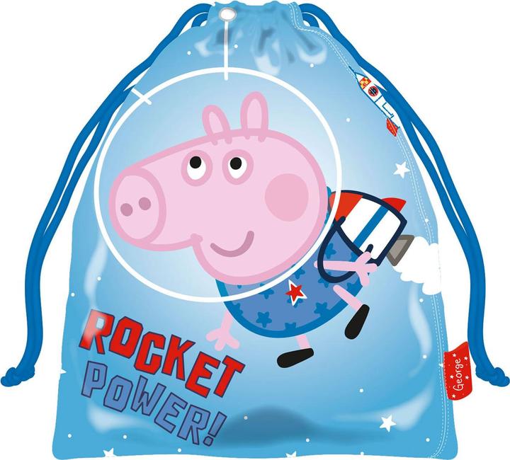 Produktbild Peppa Pig Snackbeutel George Space Travel