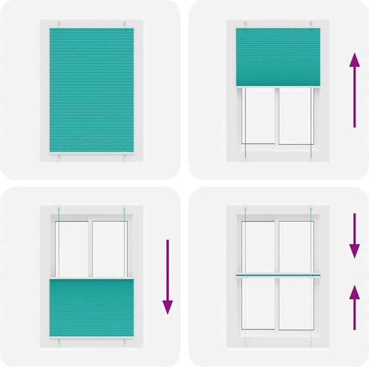 Produktbild vidaXL Plissee (100 x 100 cm)