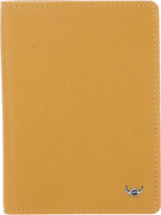 Actual product image Golden Head Madrid ID card holder RFID leather 9 cm