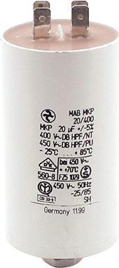 Ratioparts Kondensator 20uF Doppelflachst