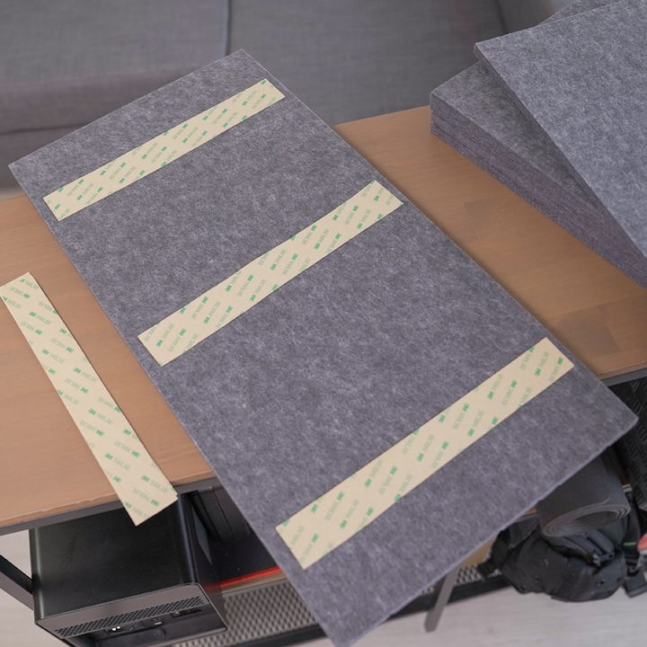 Actual product image Streamplify ACOUSTIC PANEL - 6-pack, grey (6 pcs.)