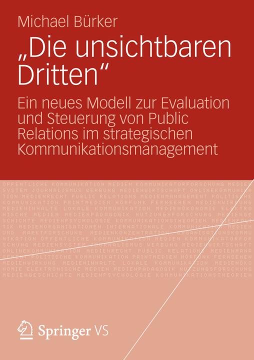 Produktbild Die unsichtbaren Dritten (Michael Bürker, 2013)
