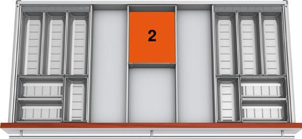 Blum ORGA-LINE tray set for TANDEMBOX antaro