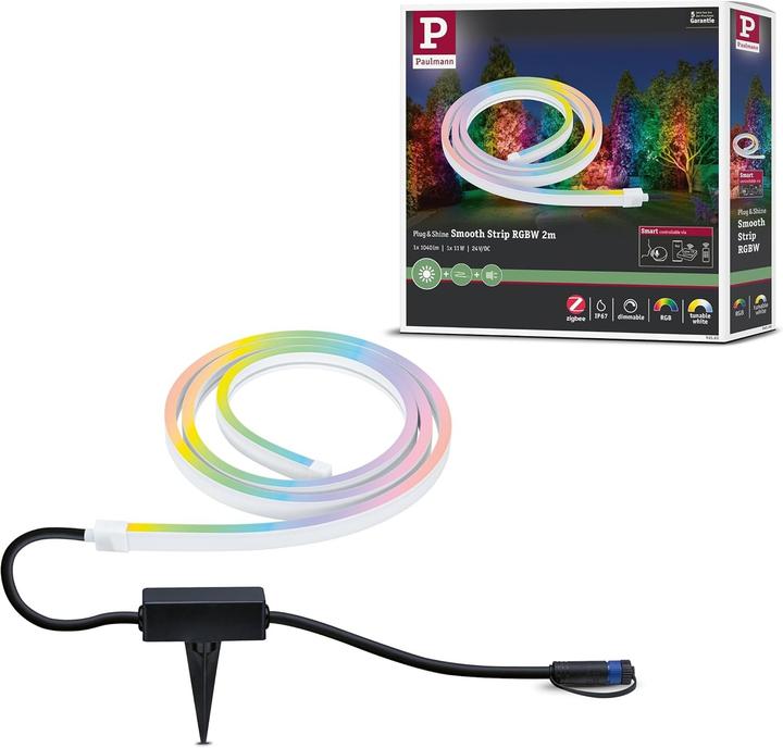 Produktbild Paulmann Outdoor Plug & Shine Stripe Neon (RGBW, 200 cm, Outdoor)