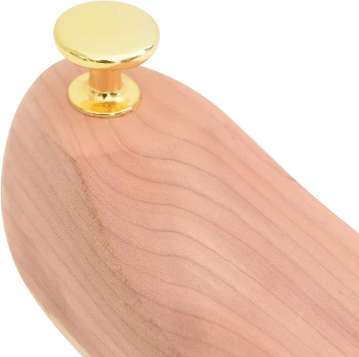 Actual product image vidaXL Shoe tree with shoehorn EU 44-45 Cedar (45, 2 x)