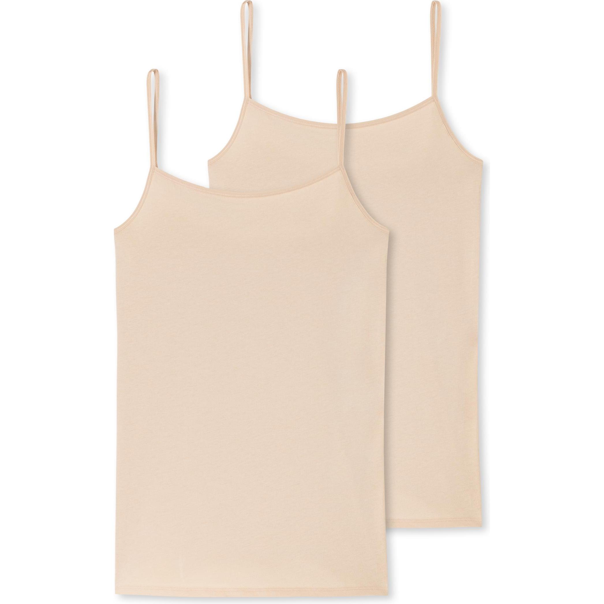 Schiesser, Damen, Shirt, Spaghetti Top, Beige, (38)