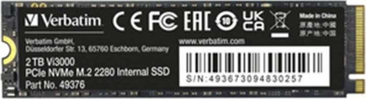 Image du produit Verbatim Vi3000 (2000 Go, M.2 2280)