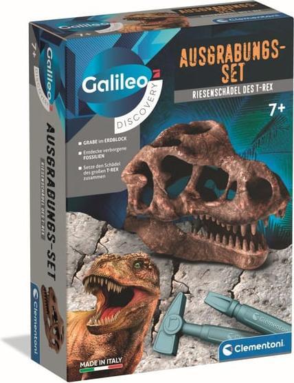 Actual product image Clementoni Galileo DISCOVERY - Ausgrabungs-Set - Riesenschädel des T-Rex