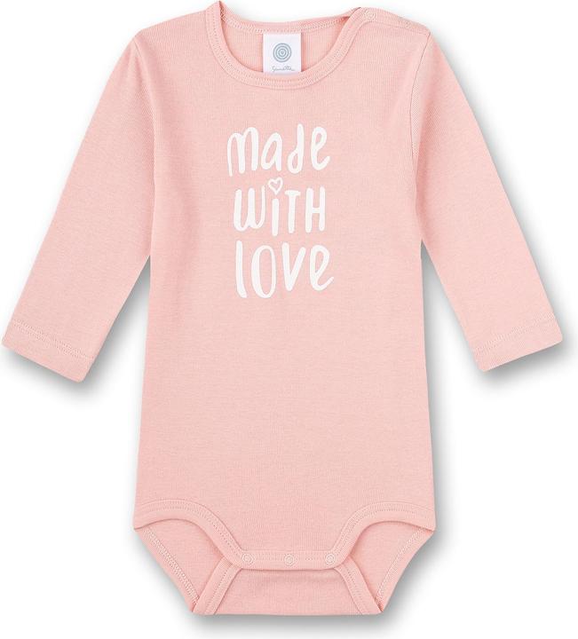 Produktbild Sanetta Langarm-Body Made with Love Rosa Gr. 86 (86)