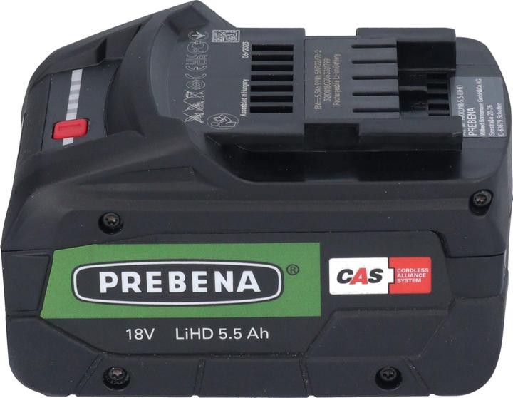Actual product image Prebena High performance battery LIHD 5,5 Ah / 18 V (18 V)
