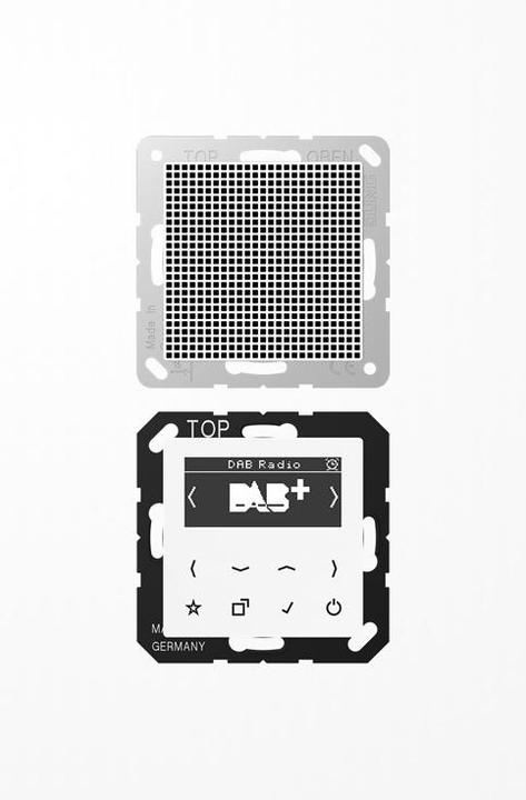 Actual product image JUNG Smart Radio DABA1WW DAB+ Set Mono (DAB+, FM)
