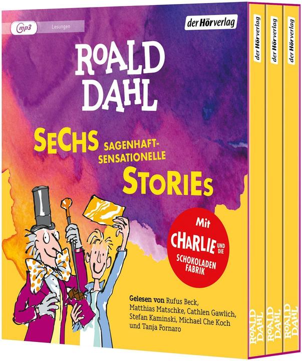 Zes fabelachtig sensationele verhalen (Roald Dahl, Tanja Fornaro, Cathlen Gawlich, Stefan Kaminski, Michael-Che Koch, Duits)