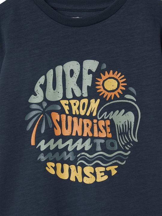 Immagine prodotto Vertbaudet Jungen T-Shirt mit grafischem Print, Recycling-Baumwolle (116)