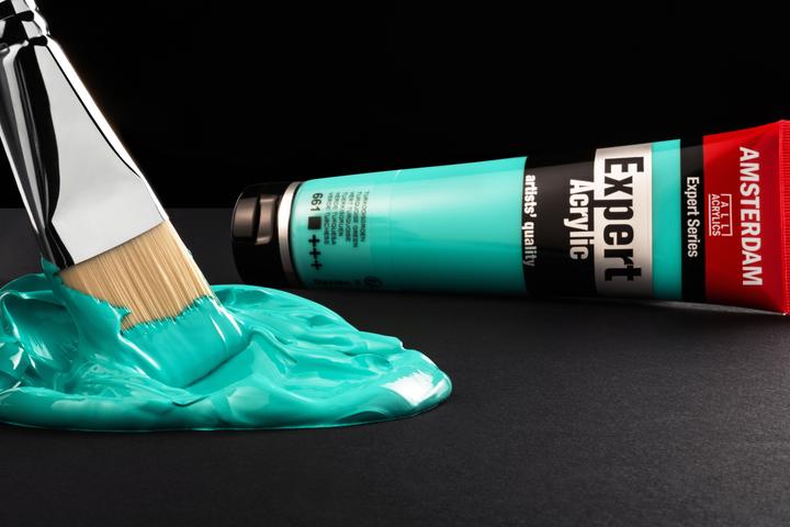 Actual product image Amsterdam Expert Acrylfarbe Tube 150 ml Türkisgrün 661 (150 ml)