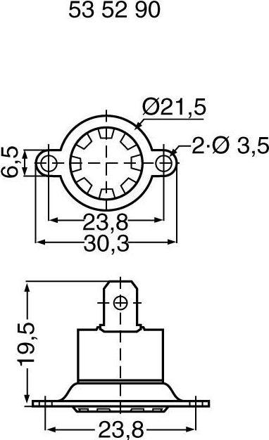 Produktbild Tru Components Bimetallschalter