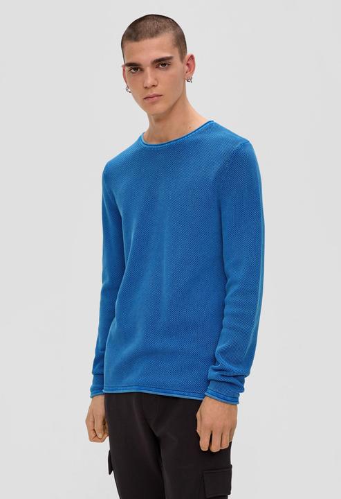 Image du produit s.Oliver Strickpullover Leichter Strickpullover mit Musterstruktur (M)