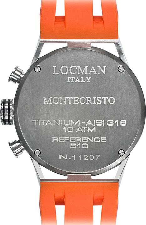 Produktbild Locman Herrenuhr "Montecristo Classic" (Chronograph, 44 mm)