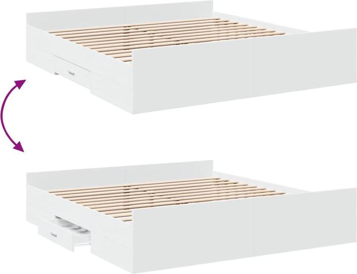 Produktbild VidaXL Bettgestell mit Schubladen (180 x 200 cm)