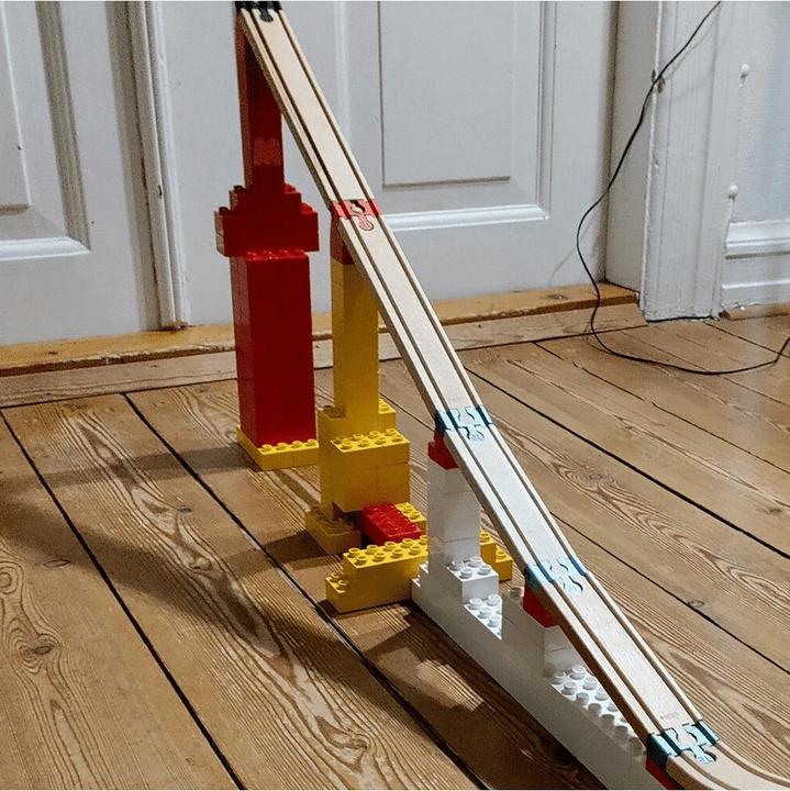 Image du produit Toy2 Mattoncini per connettori di binario per pendio - 22 pz.