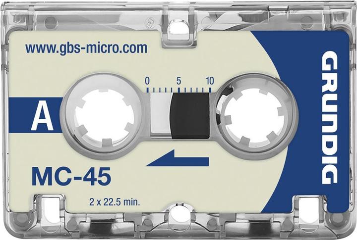 Image du produit Grundig Microcassettes MC45 (paquet de 3)