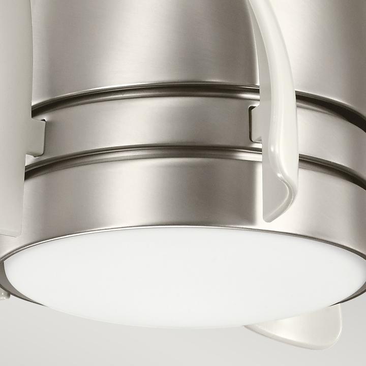 Actual product image Elstead Lighting Terna silent ceiling fan with LED light Ø38cm + remote control champagne (36 dB)