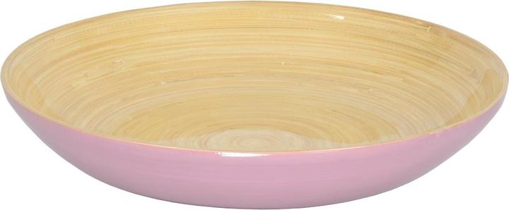 Albert L. punkt) Bambus-Obstschale mauve 30 x 5,5 cm