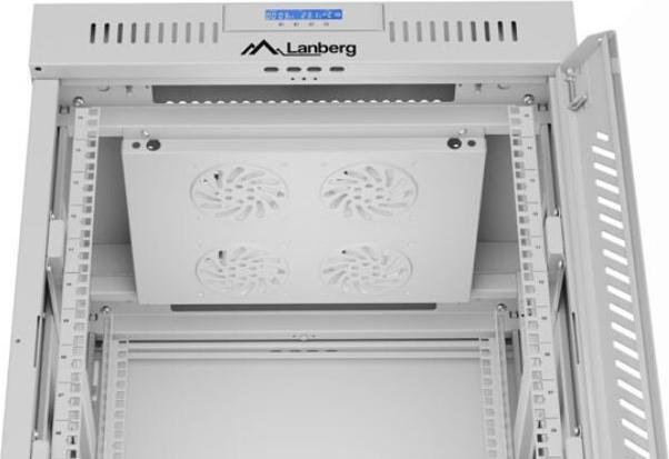 Produktbild Lanberg rack cabinet 15U 600x600 glass (10.86 HE, 19 Zoll Rack)