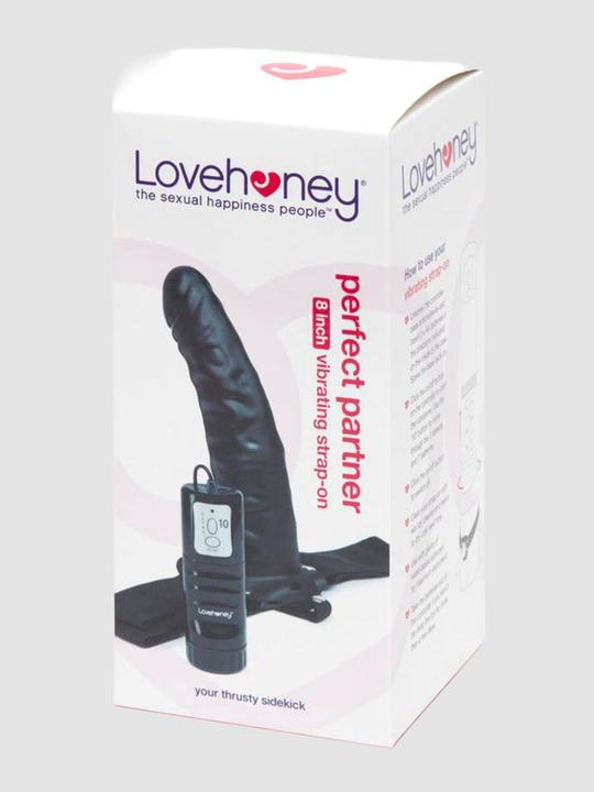 Actual product image Lovehoney Perfect Partner Vibrating Strap-On