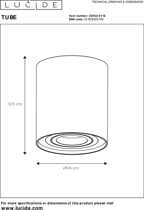 Produktbild Lucide Strahler, Spots & Aufbaustrahler (GU10)