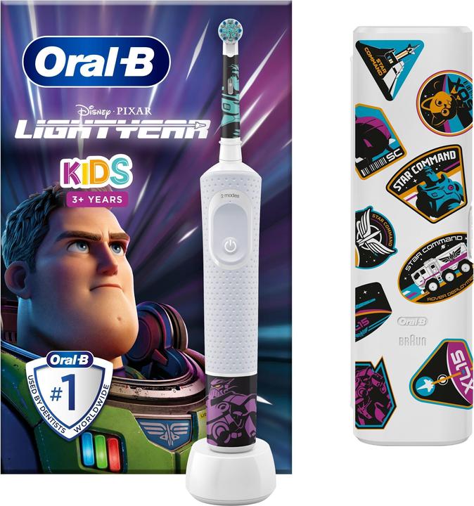 Immagine prodotto Oral-B Vitality100 Kids Lightyear + Custodia da viaggio (Spazzolino oscillante)
