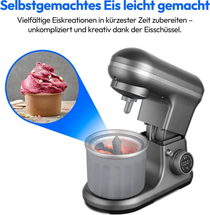 Actual product image Medion LIFE® Digital Food Processor MD18420 (1200 W)