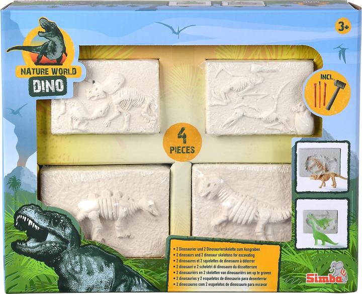 Actual product image Simba Dino Grosses Ausgrabungsset, 4 Stück