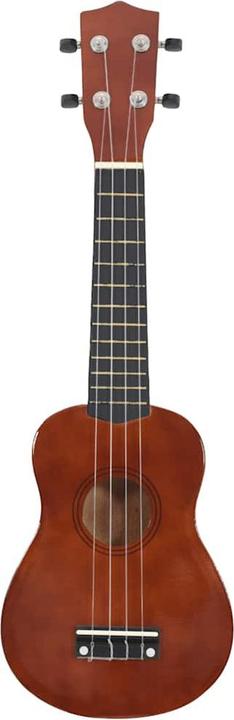 Actual product image vidaXL Soprano ukulele set with bag for children 21" (Soprano, Soprano)