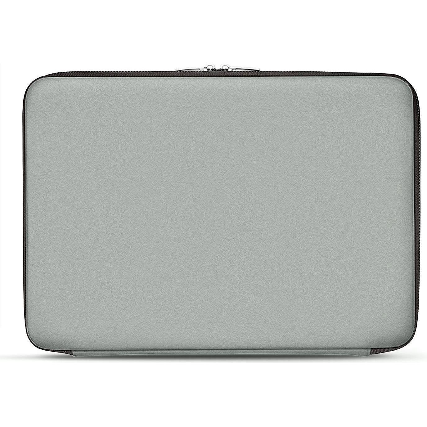Noreve Lederhülle, Notebooktasche, Grau