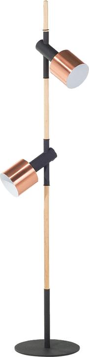 Produktbild Beliani Stehlampe Verstellbare Lampe mit schwarzem Holz OWENS (E27)