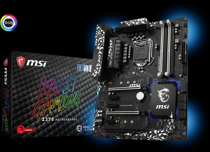 Image du produit MSI Z370 Krait Gaming (LGA 1151, Intel Z370, ATX)