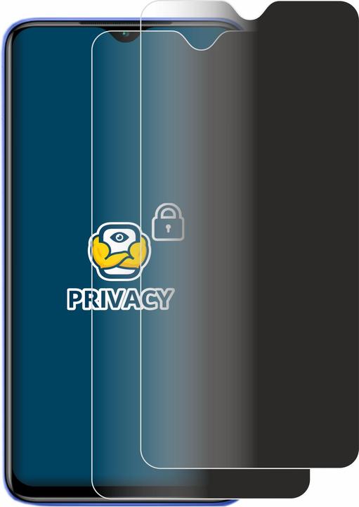 Actual product image BROTECT Anti-spy privacy film Blue light protection film (2 pcs., Xiaomi Redmi 9T)