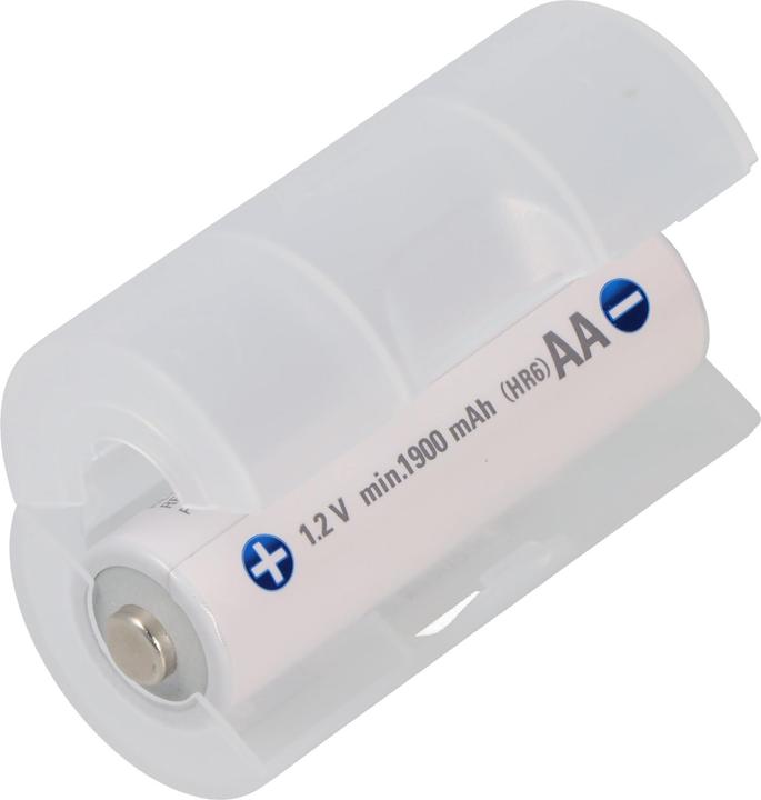 Actual product image AccuCell Universal Baby C adapter for 1x Mignon/AA each to size Baby, C, LR14, FR14 (2 pcs., AA, C)
