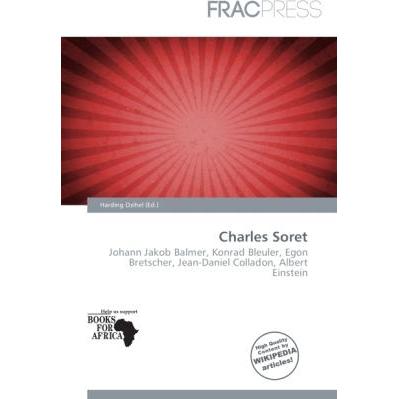 Charles Soret, Fachbücher