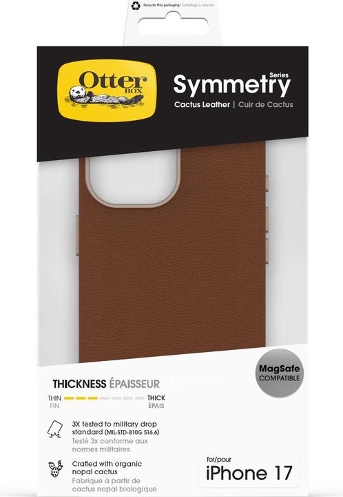 Actual product image OtterBox Symmetry Cactus Leather Camera Control (Apple iPhone 17)
