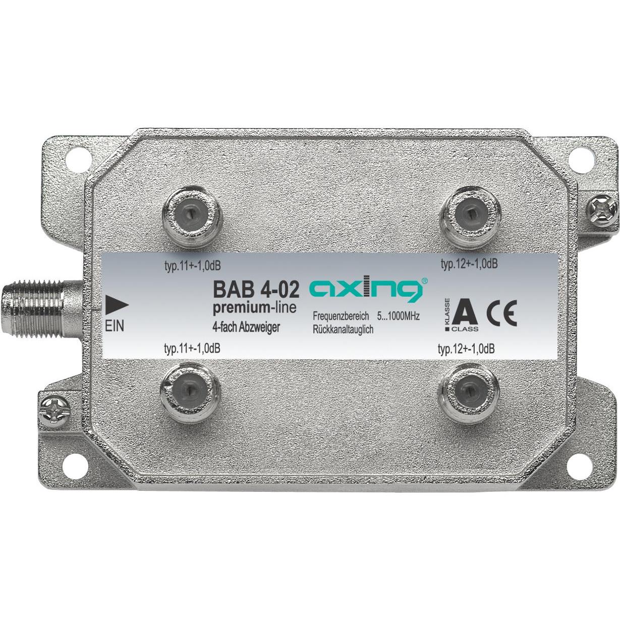 Axing Kabel-TV Abzweiger (Verteiler und Abzweiger) (BAB 4-02)