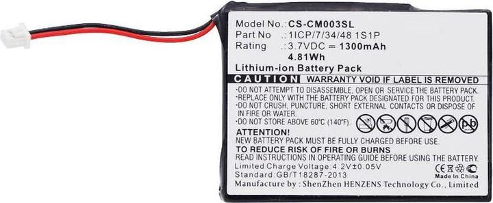 CoreParts Battery for Custom Battery (3.70 V, 1300 mAh)