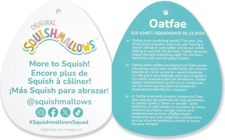 Nährwerte und Zutaten Squishmallows Granatapfel (40 cm)