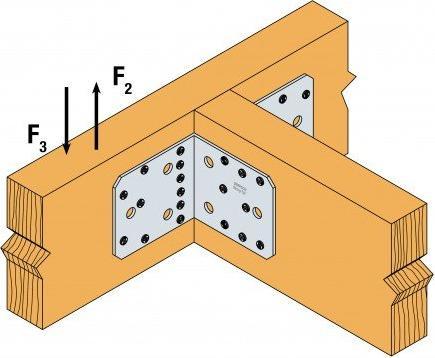 Image du produit Simpson Sst Equerres SST, type 105 acier zingué 103x (Connecteur coudé, 1 pcs)