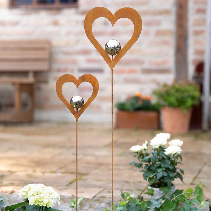 Produktbild Angela Bruderer Herzstecker «Silberkugel» 2er-Set