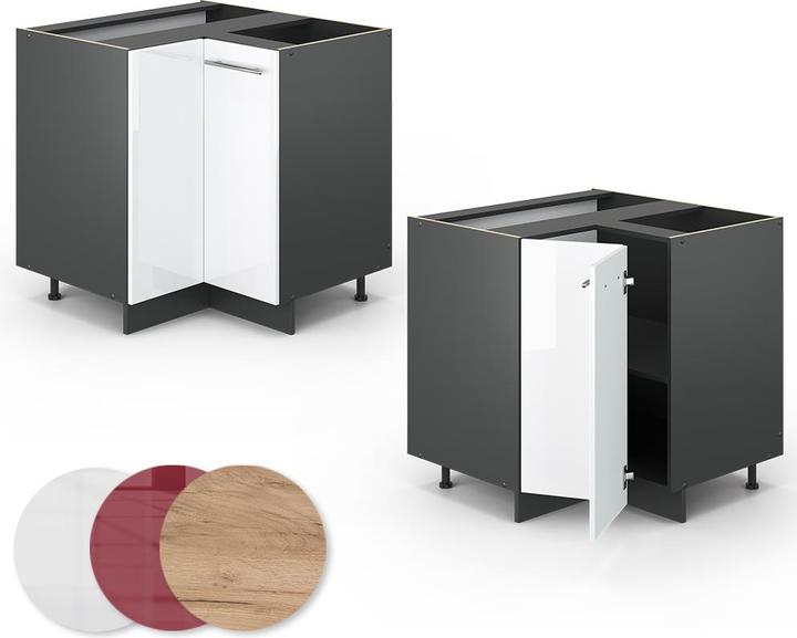 Produktbild Vicco Eckunterschrank Fame-Line (80.50 x 52 x 82 cm)